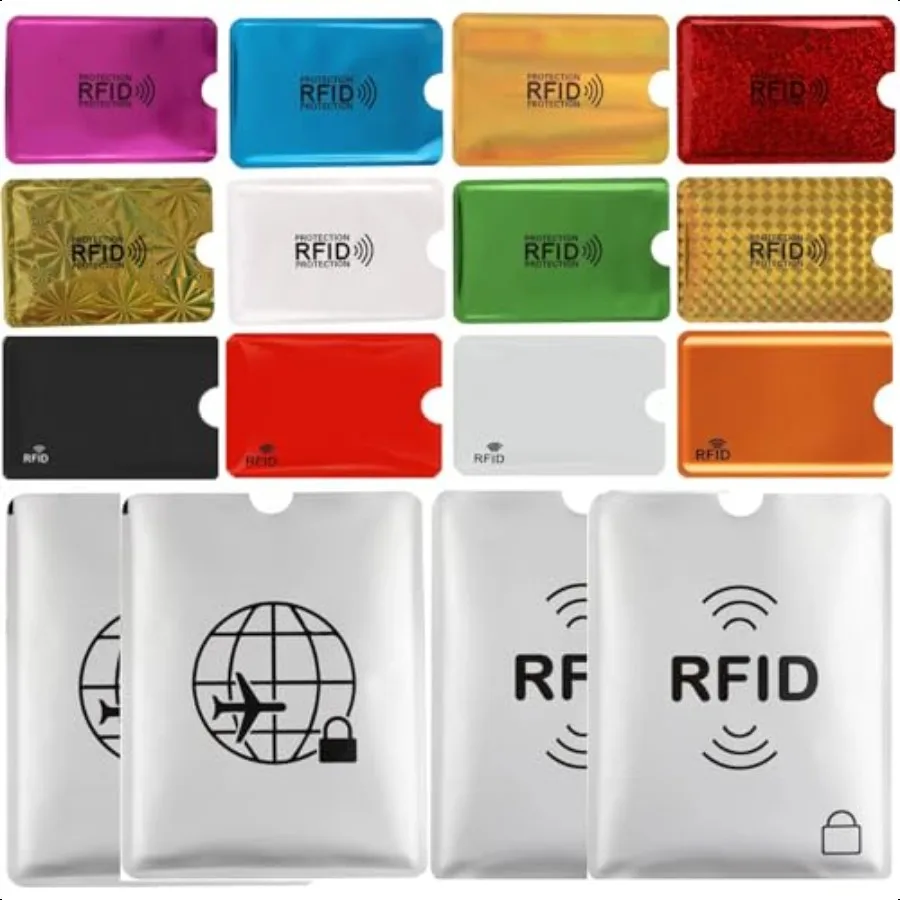 16 RFID Blocking Sleeves Set 12 Colorful Credit Card Protector RFID Blocking Sleeve 4 RFID Passport Holder . Effectively Protec
16 RFID Blocking Sleeves Set 12 Colorful Credit Card Protector RFID Blocking Sleeve 4 RFID Passport Holder . Effectively Protec