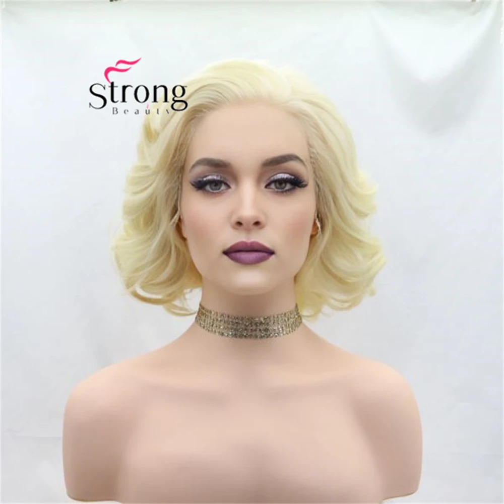 Blonde Short Curly Lace Front Wig for Women Platinum Synthetic Hair Natural Hairline Wigs for Cosplay Daily Party Use
Blonde Short Curly Lace Front Wig for Women Platinum Synthetic Hair Natural Hairline Wigs for Cosplay Daily Party Use