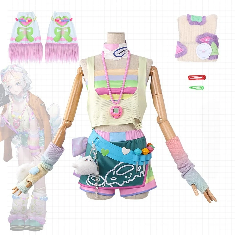 Poffy Costume Game Path to Nowhere Cosplay Vest Skirt with Accessories Wig Full Set Role Play Outfit for Women
Poffy Costume Game Path to Nowhere Cosplay Vest Skirt with Accessories Wig Full Set Role Play Outfit for Women