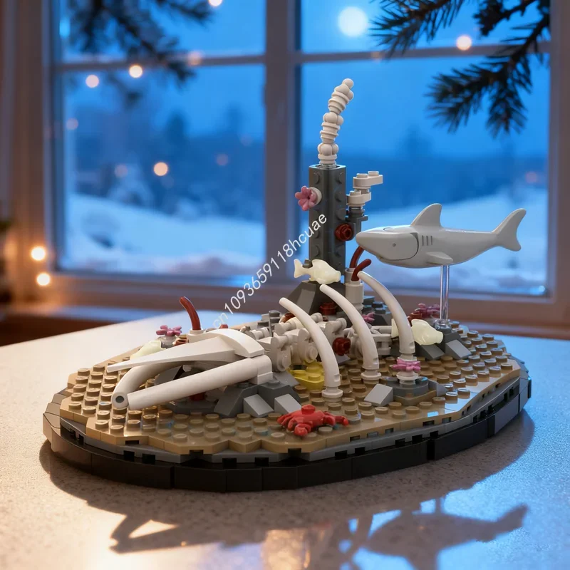 Набор для сборки модели MOC «Китопад» из серии Biomes, 399 деталей, конструктор, развивающая игрушка, идея для креативного подарка на Рождество, образовательный набор
Набор для сборки модели MOC «Китопад» из серии Biomes, 399 деталей, конструктор, развивающая игрушка, идея для креативного подарка на Рождество, образовательный набор