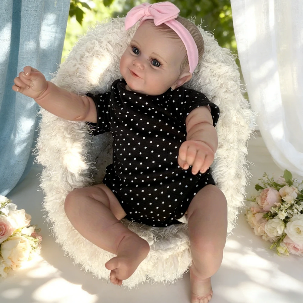 BZDOLL 50cm 20inch Realistic Reborn Baby Doll, 3D-Painted Skin & Visible Veins, Cloth Body Alive Newborn Toy, Birthday Gift
BZDOLL 50cm 20inch Realistic Reborn Baby Doll, 3D-Painted Skin & Visible Veins, Cloth Body Alive Newborn Toy, Birthday Gift