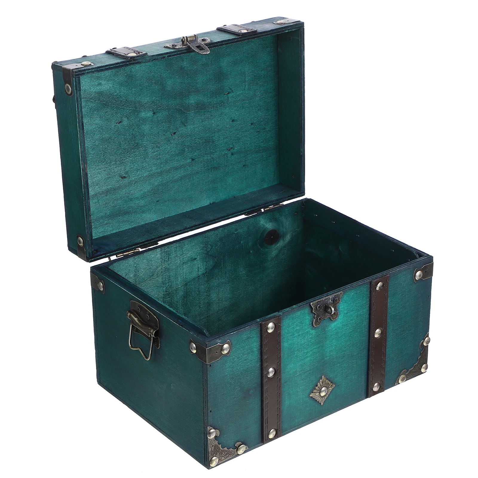 Large Vintage Jewelry Box Storage Treasure Chest with Lock Retro Trinket Organizer Case for Accessories Photography Props Green
Large Vintage Jewelry Box Storage Treasure Chest with Lock Retro Trinket Organizer Case for Accessories Photography Props Green