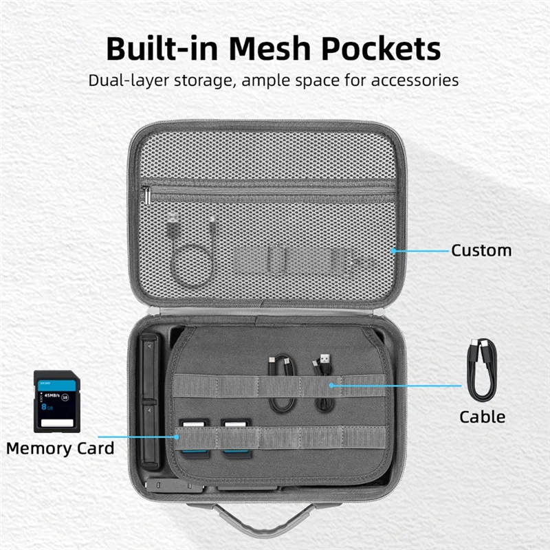 A13E-For INSTA360 X5 Camera Accessories Storage Bag Travel Shoulder Carrying Case With PU Material And Portable Handbag Box
A13E-For INSTA360 X5 Camera Accessories Storage Bag Travel Shoulder Carrying Case With PU Material And Portable Handbag Box