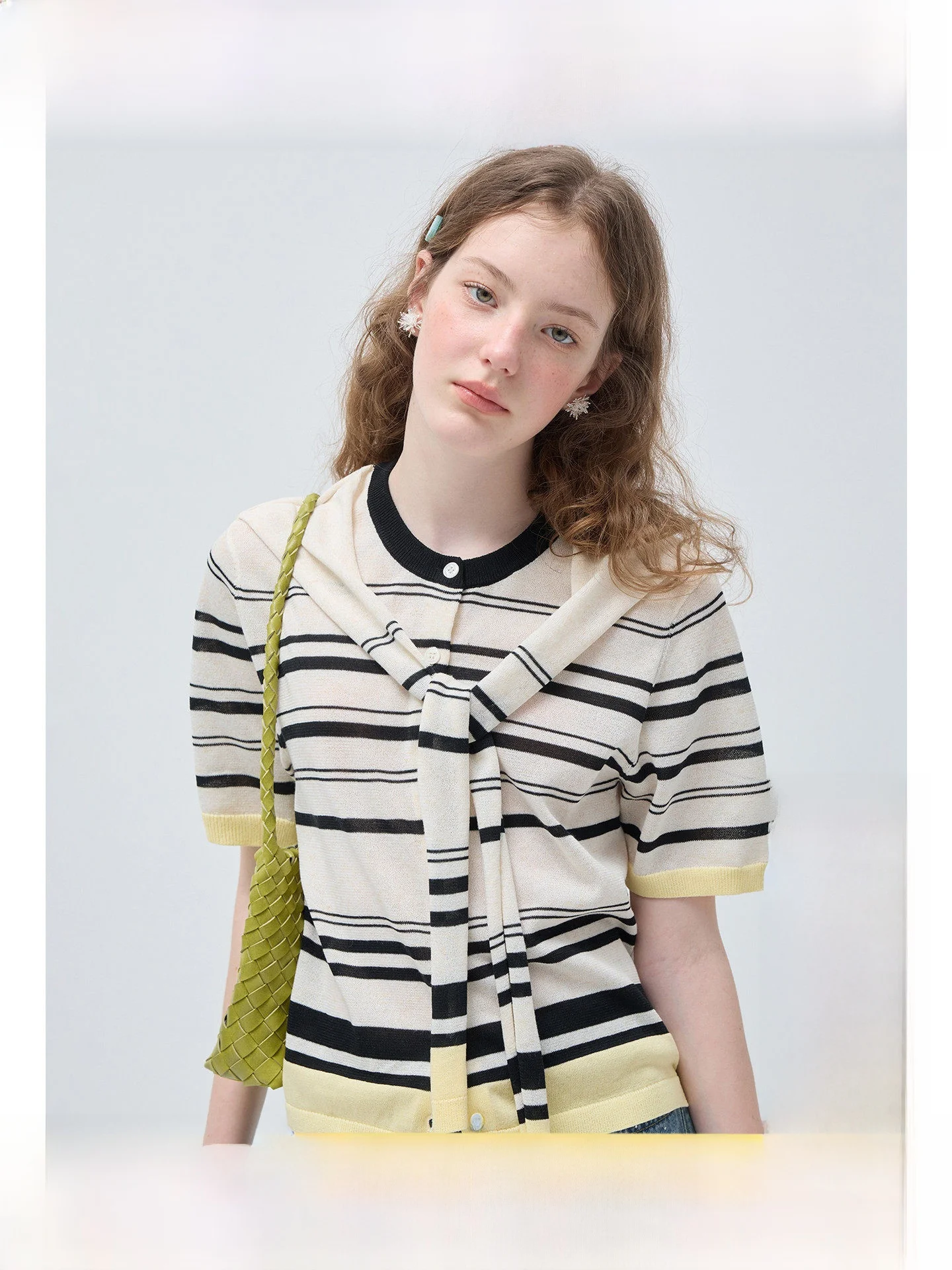 plus Size Women's Striped Knitwear Color Block Shoulder T-Shirt Slim Fit Summer New Style Micro Plump MM Top Korean Style
plus Size Women's Striped Knitwear Color Block Shoulder T-Shirt Slim Fit Summer New Style Micro Plump MM Top Korean Style
