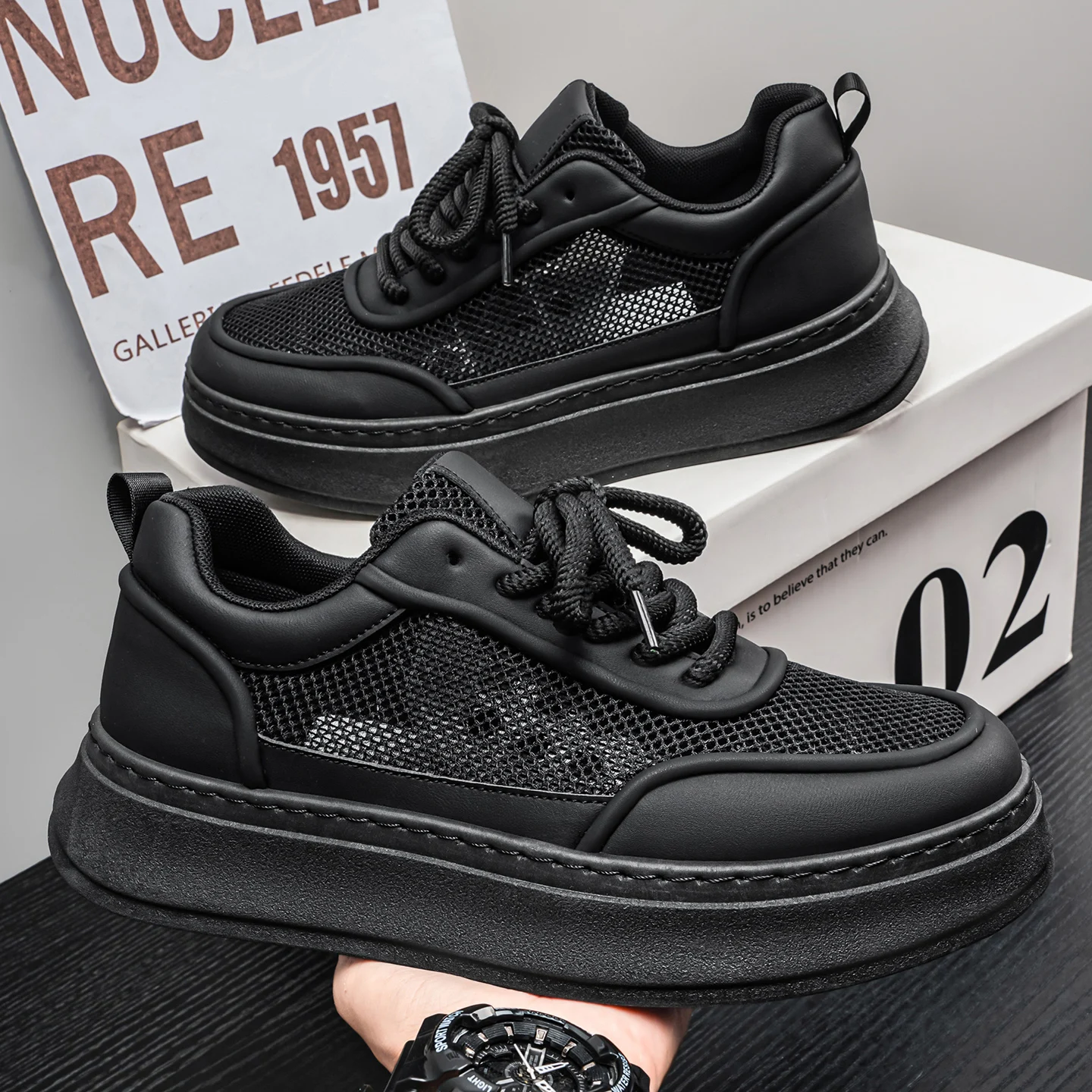 Mens Shoes Anti-slip Male Sneakers Fashion Casua Shoes Leisure Walk Treking Footwear Breathable Man Casual Shose
Mens Shoes Anti-slip Male Sneakers Fashion Casua Shoes Leisure Walk Treking Footwear Breathable Man Casual Shose