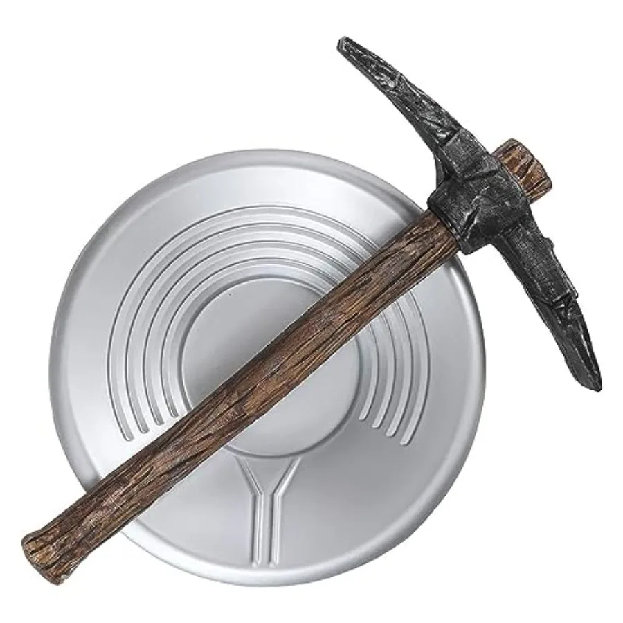 Prospector Pick Axe and Pan
Prospector Pick Axe and Pan
