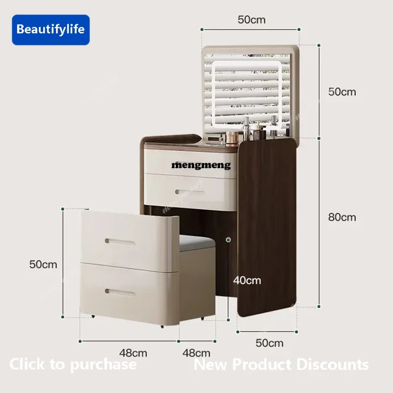 F85 Design Small Vanity Table Makeup Modern Space Saving Dressing Table Glamour Minimalist Tocador De Maquillaje Bedroom Furnitu
F85 Design Small Vanity Table Makeup Modern Space Saving Dressing Table Glamour Minimalist Tocador De Maquillaje Bedroom Furnitu
