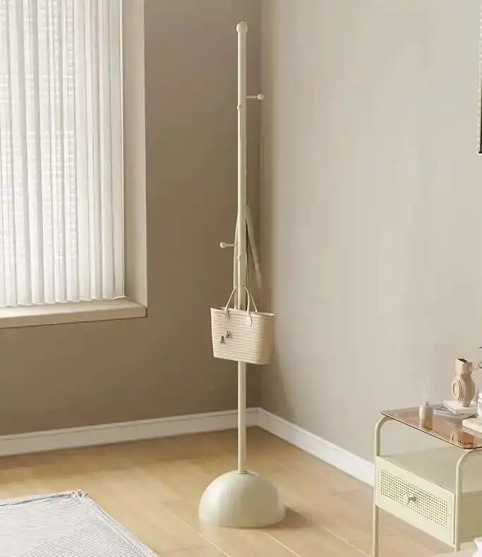 Iron Cloakroom Lightweight Coat Rack Floor-standing Clothes Rack Storage Rack Home Bedroom Single Pole Vertical Bag Racks
Iron Cloakroom Lightweight Coat Rack Floor-standing Clothes Rack Storage Rack Home Bedroom Single Pole Vertical Bag Racks