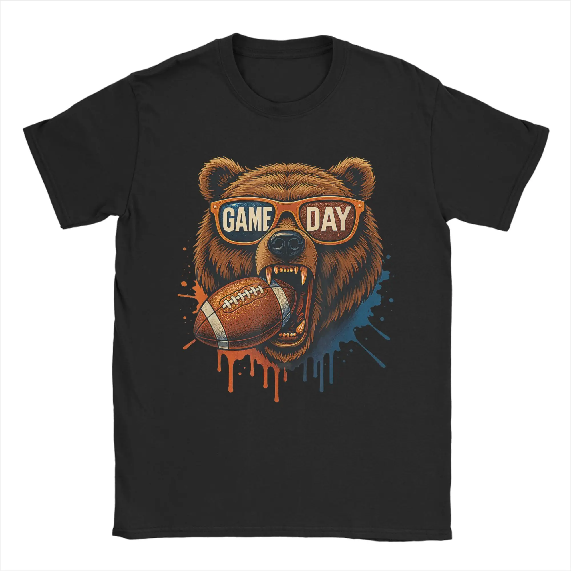Game Day Bear Men T Shirt Vintage Tee Shirt Short Sleeve Round Neck T-Shirt 100% Cotton Gift Idea Tops
Game Day Bear Men T Shirt Vintage Tee Shirt Short Sleeve Round Neck T-Shirt 100% Cotton Gift Idea Tops