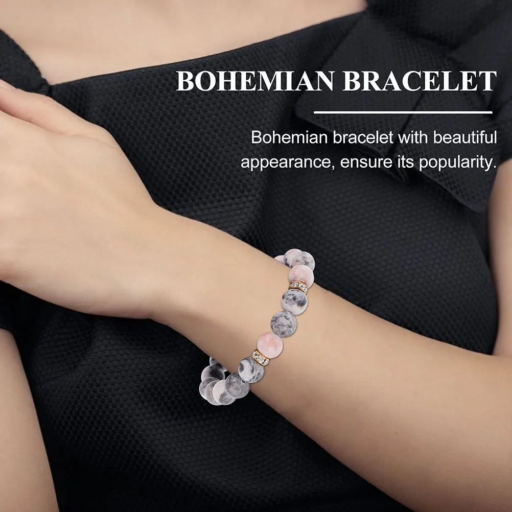 2 Pcs Bracelet Bohemian Crystal Stone Wrist Ornament Manual Gemstone Jewelry Chain Elastic Bracelets Miss
2 Pcs Bracelet Bohemian Crystal Stone Wrist Ornament Manual Gemstone Jewelry Chain Elastic Bracelets Miss