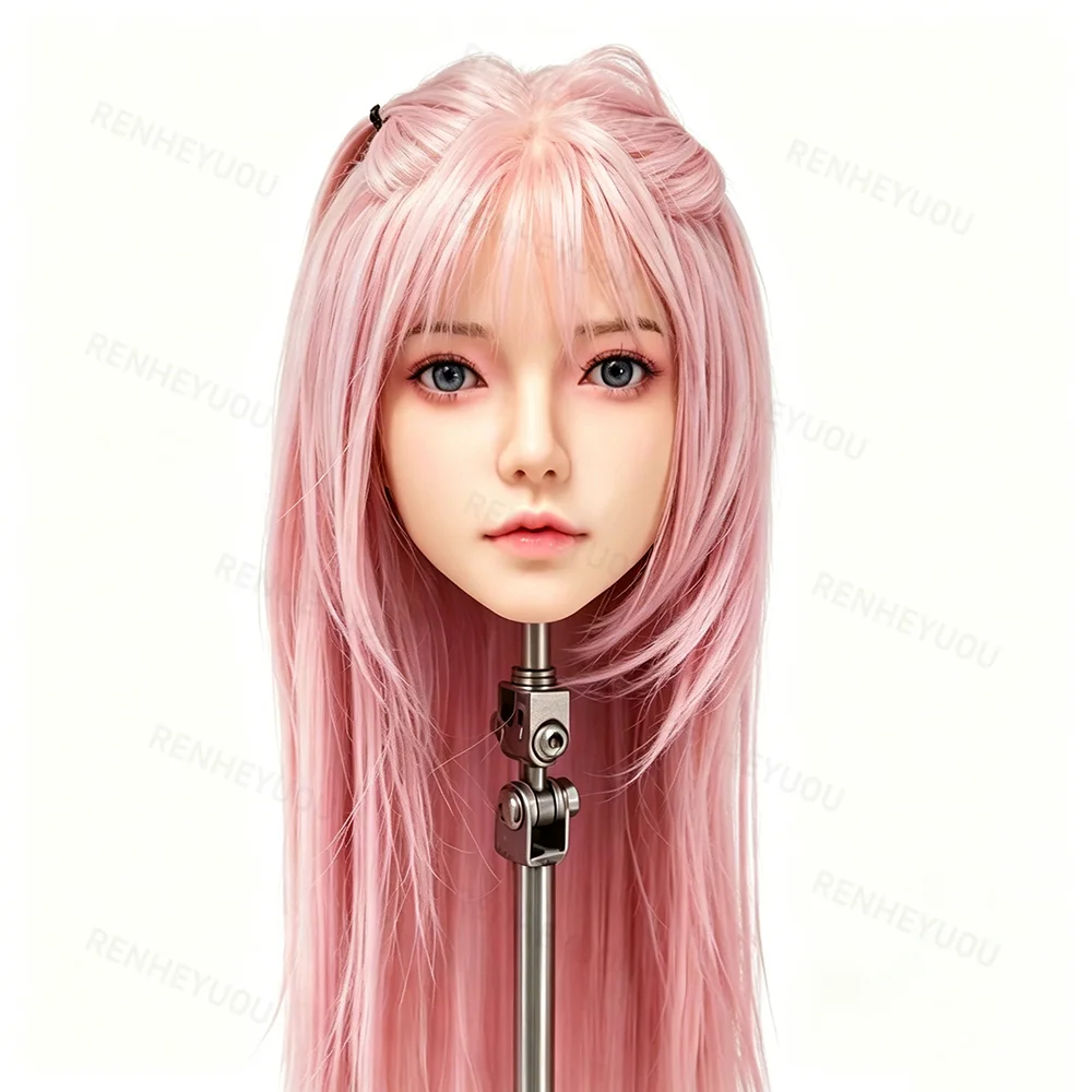Customizable full-head silicone wig for anime and cosplay, suitable for role-playing displays or as a BJD doll accessory
Customizable full-head silicone wig for anime and cosplay, suitable for role-playing displays or as a BJD doll accessory
