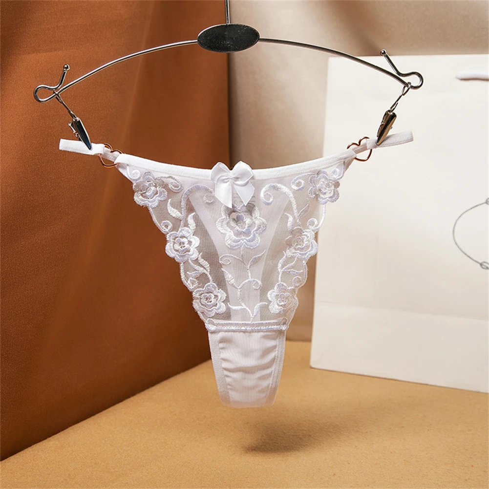 1pc Women's Briefs Lace Embroidery Mesh T-Back Thongs Elastic Sexy G-Strings Panties Lingerie Underwear For Female
1pc Women's Briefs Lace Embroidery Mesh T-Back Thongs Elastic Sexy G-Strings Panties Lingerie Underwear For Female