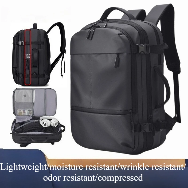 17 Inch Leather Men's Computer Backpack with Large Capacity and Fully Retractable Business Backpack
17 Inch Leather Men's Computer Backpack with Large Capacity and Fully Retractable Business Backpack