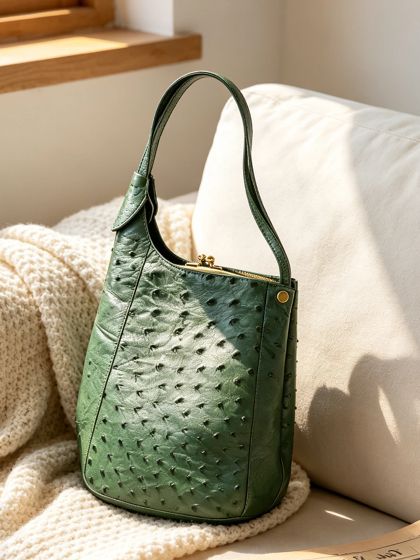 Green Ostrich Pattern Clip Bag Women's Style 2026 New Luxury Minimalist High-End Sensation Super Popular Office Small Handbag...
Green Ostrich Pattern Clip Bag Women's Style 2026 New Luxury Minimalist High-End Sensation Super Popular Office Small Handbag...