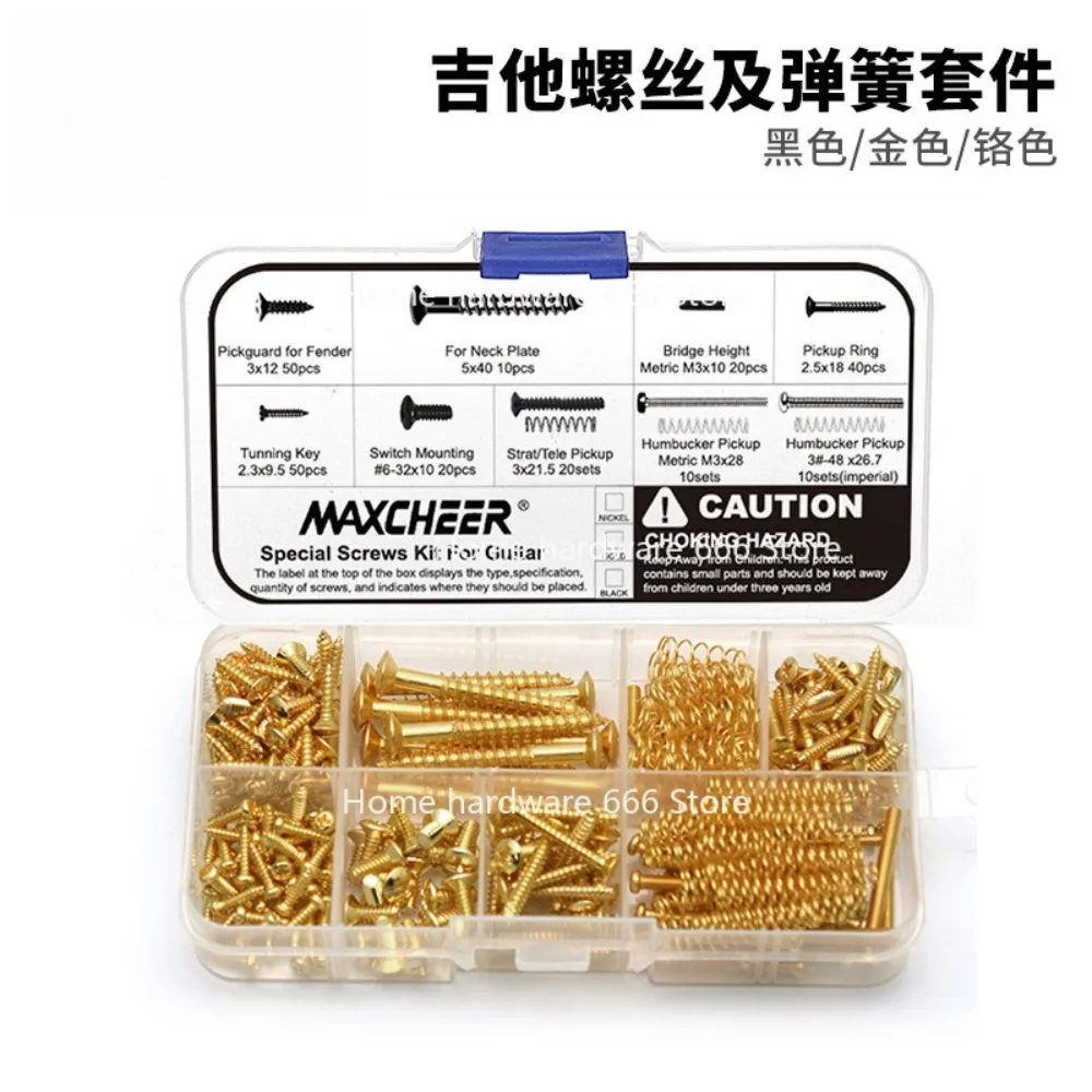 Guitar Screw Spring Kit 9 Specifications Single Coil Double Coil Pickup Screw Spring Gear Screw
Guitar Screw Spring Kit 9 Specifications Single Coil Double Coil Pickup Screw Spring Gear Screw