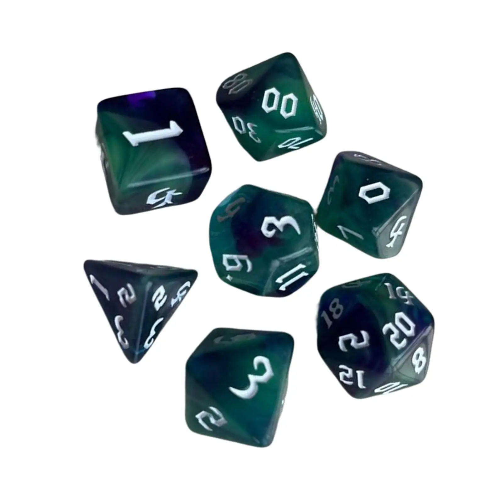 7x Polyhedral Dice Fantasy Novelty Party Favors D4 D6 D8 D10 D12 D20 Props Role
7x Polyhedral Dice Fantasy Novelty Party Favors D4 D6 D8 D10 D12 D20 Props Role