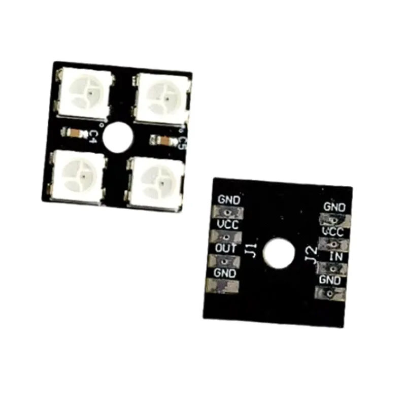 Full Color LED Module WS2812B 4 Bit RGB Full-color Driver Color Light Modules
Full Color LED Module WS2812B 4 Bit RGB Full-color Driver Color Light Modules