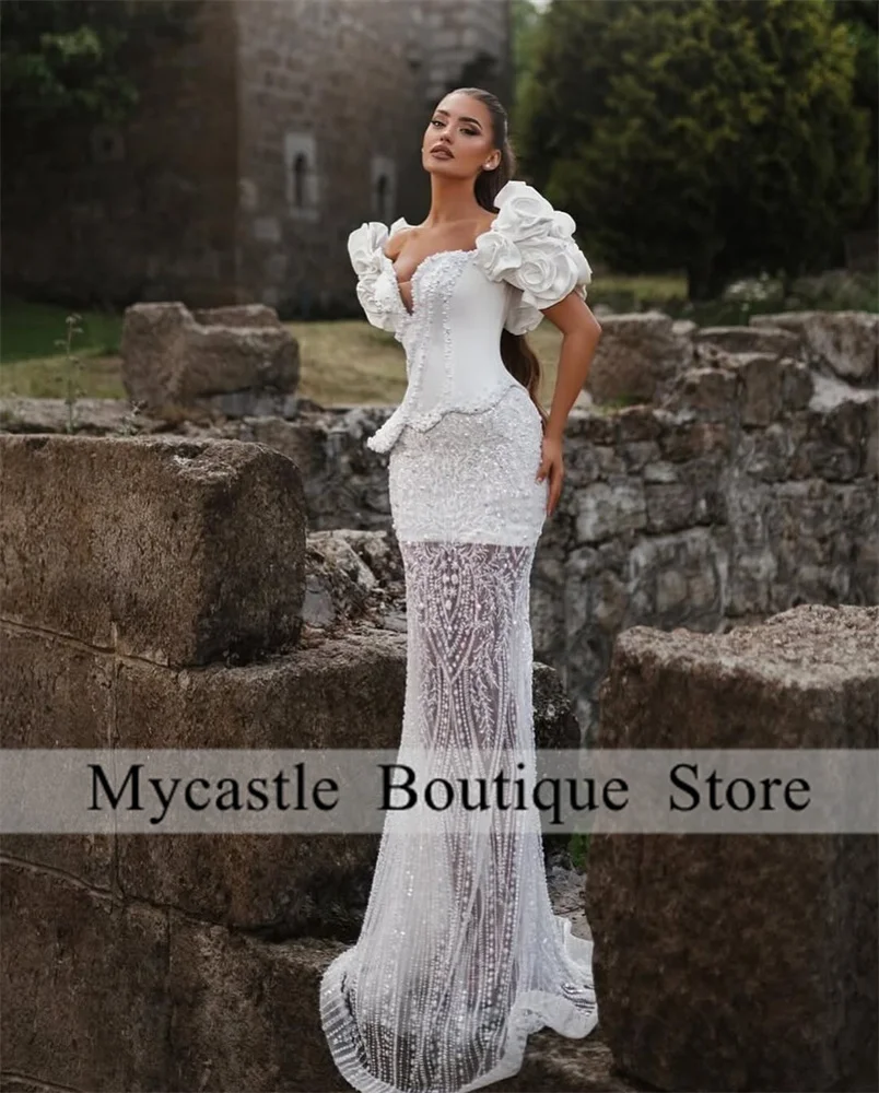 White Beaded Lace Dubai Sweetheart Evening Dress 205 Off The Shoulder Wedding Party Dress Peplum Occasion Dresses Customized
White Beaded Lace Dubai Sweetheart Evening Dress 205 Off The Shoulder Wedding Party Dress Peplum Occasion Dresses Customized