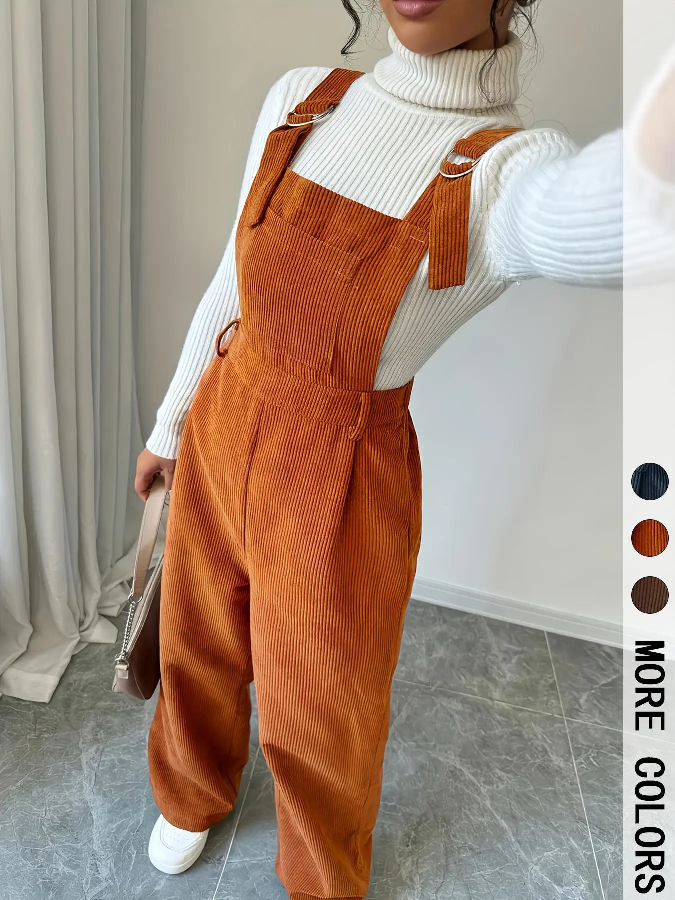 Женский вельветовый комбинезон свободного кроя с прямыми штанинами, регулируемыми бретелями, винтажный европейский стиль
Женский вельветовый комбинезон свободного кроя с прямыми штанинами, регулируемыми бретелями, винтажный европейский стиль