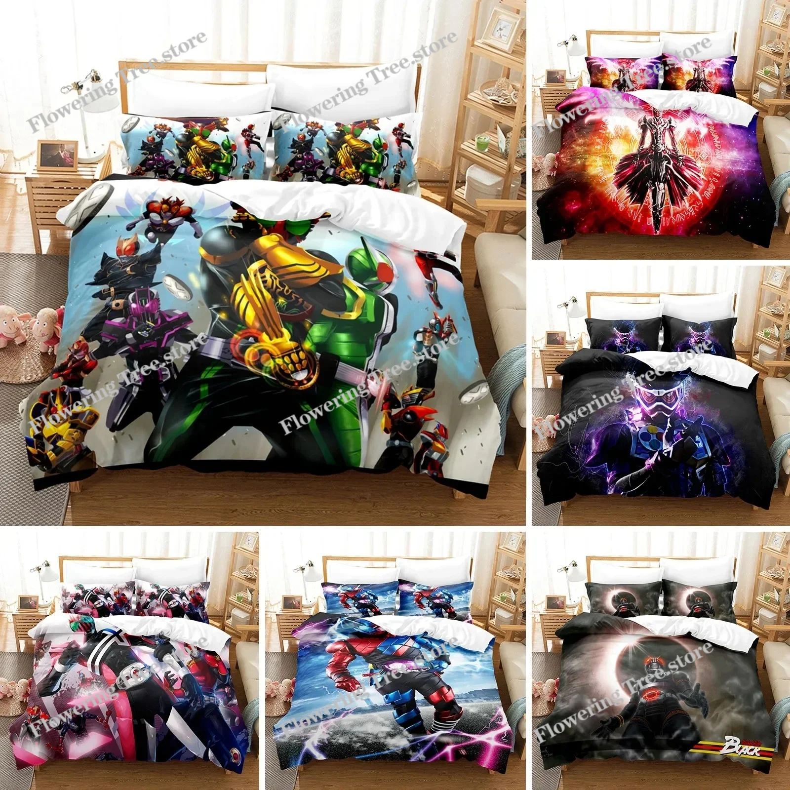 Kamen Rider Bedding Set Duvet Cover Pillowcase comfortable Comforter Bedding Set King Size Bedding Sets Home Textile
Kamen Rider Bedding Set Duvet Cover Pillowcase comfortable Comforter Bedding Set King Size Bedding Sets Home Textile
