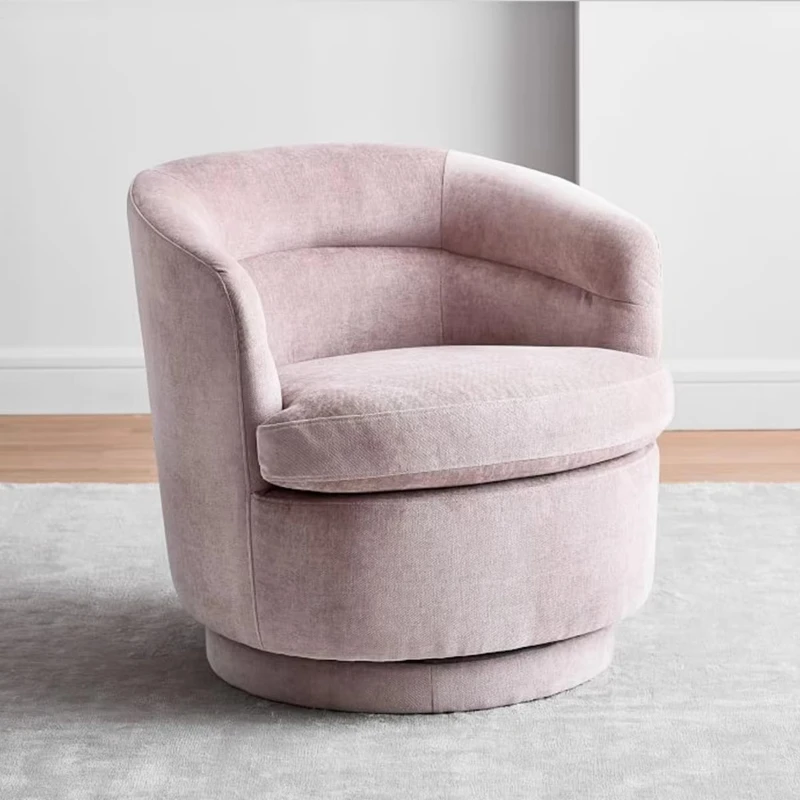 Pink fleece fabric living room chair Comfortable modern single sofa chair Simple style designer home leisure chair
Pink fleece fabric living room chair Comfortable modern single sofa chair Simple style designer home leisure chair