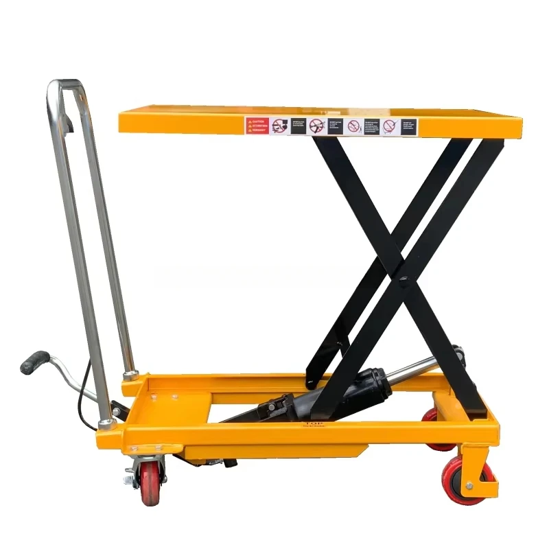 The new manual hydraulic lifting platform scissor platform truck has a load of 150 kg and an increase of 720 mm
The new manual hydraulic lifting platform scissor platform truck has a load of 150 kg and an increase of 720 mm