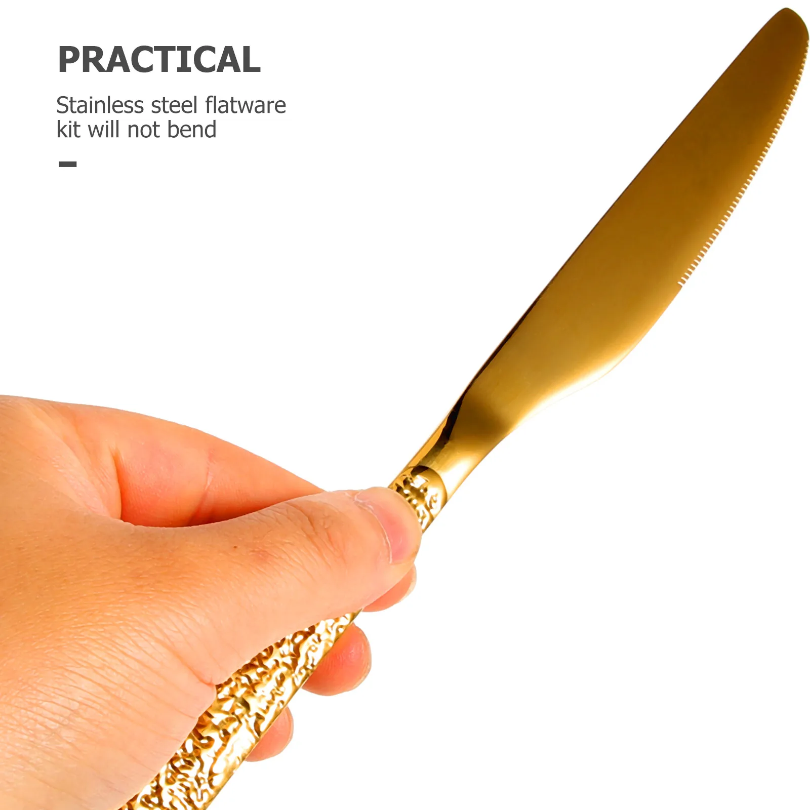 1Set Stainless Steel Cutlery Kit with Relief Design Premium Tableware Set for Daily Use Reusable Fork Spoon Cutter Portable
1Set Stainless Steel Cutlery Kit with Relief Design Premium Tableware Set for Daily Use Reusable Fork Spoon Cutter Portable