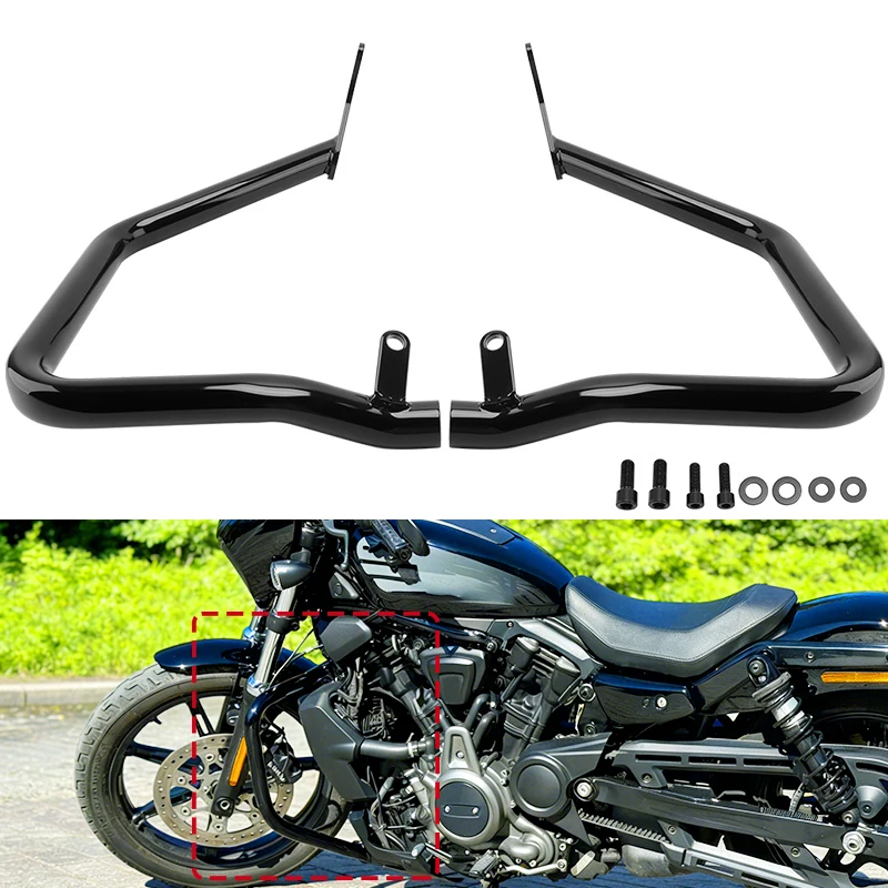Motorcycle Highway Crash Bar Engine Guard Bumper Stunt Cage For Harley Nightster RH975 Sportster S RH1250S 2022-2025
Motorcycle Highway Crash Bar Engine Guard Bumper Stunt Cage For Harley Nightster RH975 Sportster S RH1250S 2022-2025