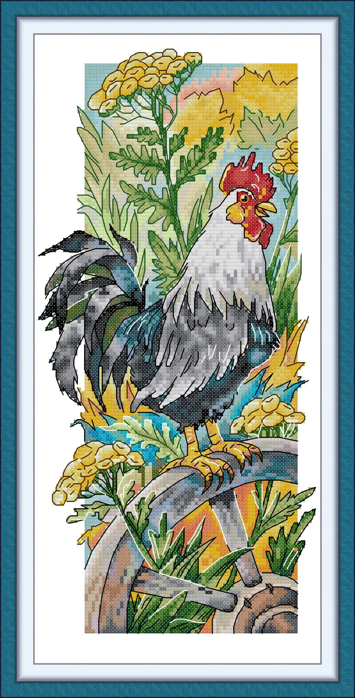 Maydear Full Cross Stitch Kit,11CT/14CT/16CT/9CT Aida Fabric,DMC Threads Sewing Pattern Embroidery Set-Idyllic life 1
Maydear Full Cross Stitch Kit,11CT/14CT/16CT/9CT Aida Fabric,DMC Threads Sewing Pattern Embroidery Set-Idyllic life 1