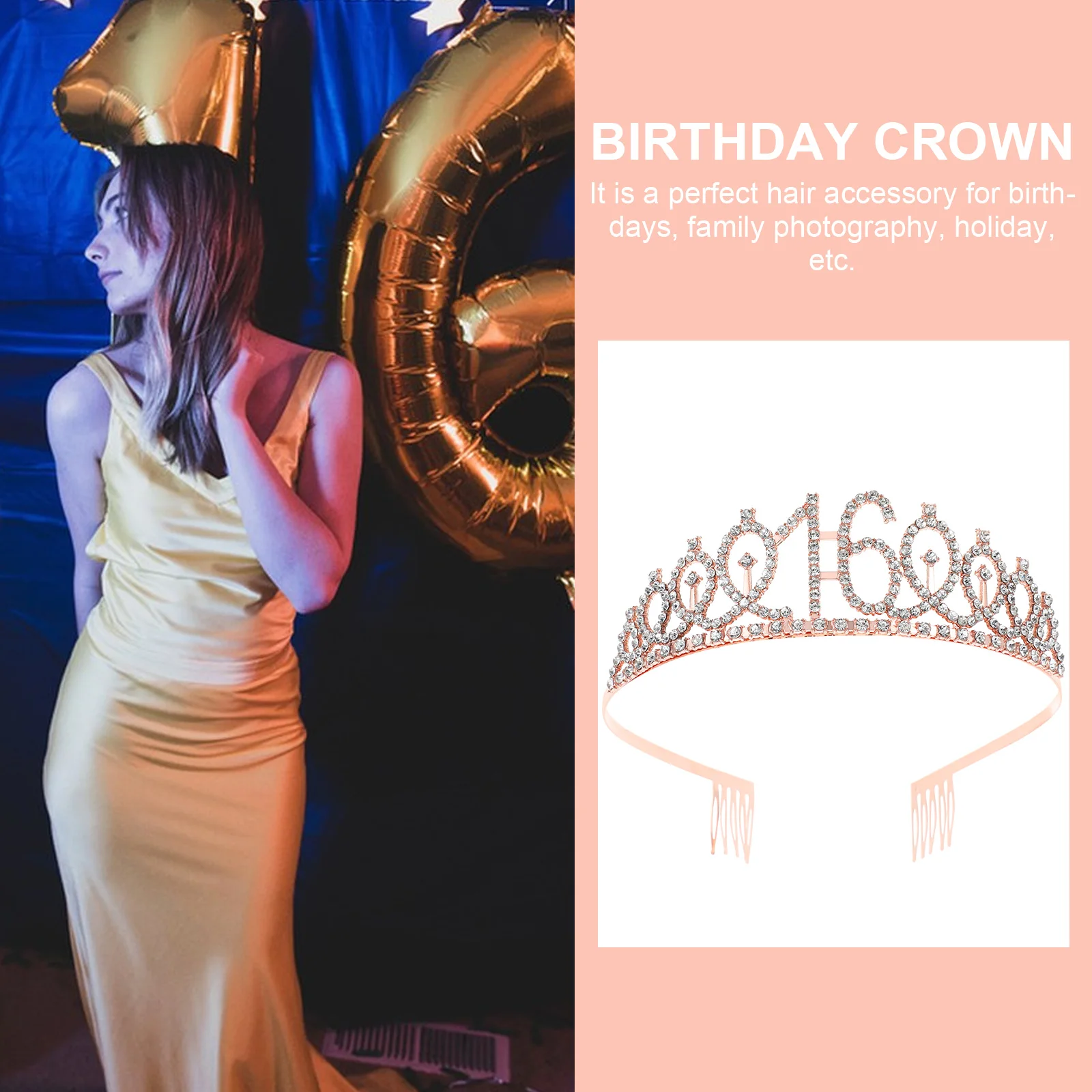 Birthday Crown Rhinestone Girls Tiara Hair Accessories Alloy Jewels Birthday Party Photo Women Headgear Styling Tool
Birthday Crown Rhinestone Girls Tiara Hair Accessories Alloy Jewels Birthday Party Photo Women Headgear Styling Tool