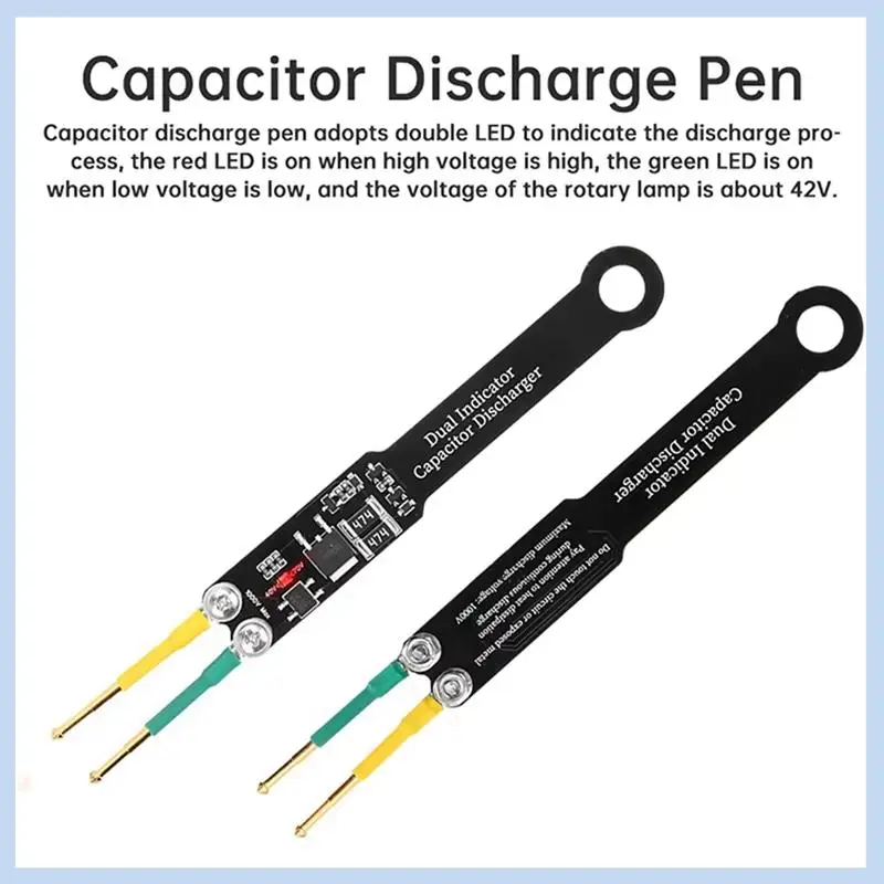 EAS-2PC Capacitor Discharge Pen AC/DC Switching Power Supply Repair Discharge Maintenance Tool
EAS-2PC Capacitor Discharge Pen AC/DC Switching Power Supply Repair Discharge Maintenance Tool