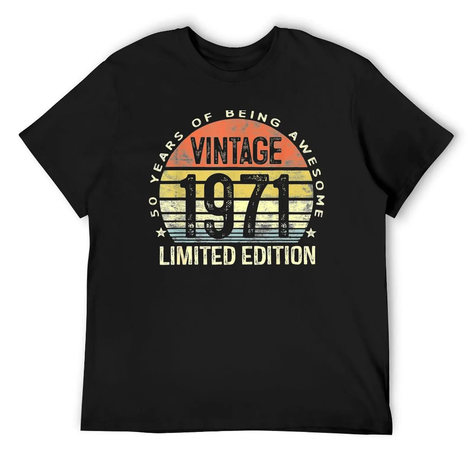 50 Year Old Gifts Vintage 1971 Limited Edition 50th Birthday merch T-Shirt korean fashion vintage clothes T-shirt men
50 Year Old Gifts Vintage 1971 Limited Edition 50th Birthday merch T-Shirt korean fashion vintage clothes T-shirt men