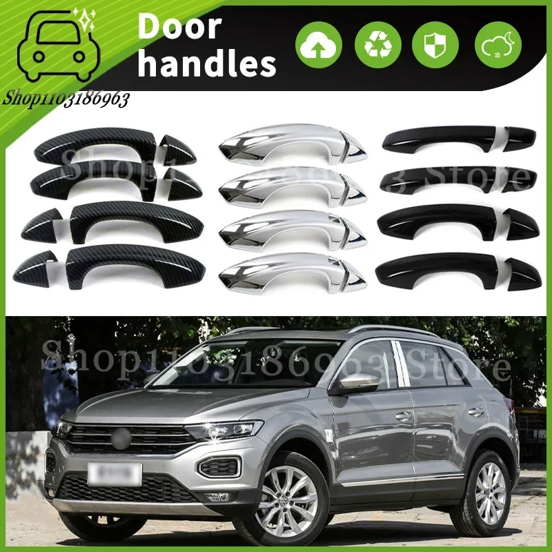 Для Volkswagen T-ROC 2018-2024 черный хром автомобильная дверная ручка крышка отделка Стайлинг аксессуары автомобильные наклейки автоаксессуары
Для Volkswagen T-ROC 2018-2024 черный хром автомобильная дверная ручка крышка отделка Стайлинг аксессуары автомобильные наклейки автоаксессуары