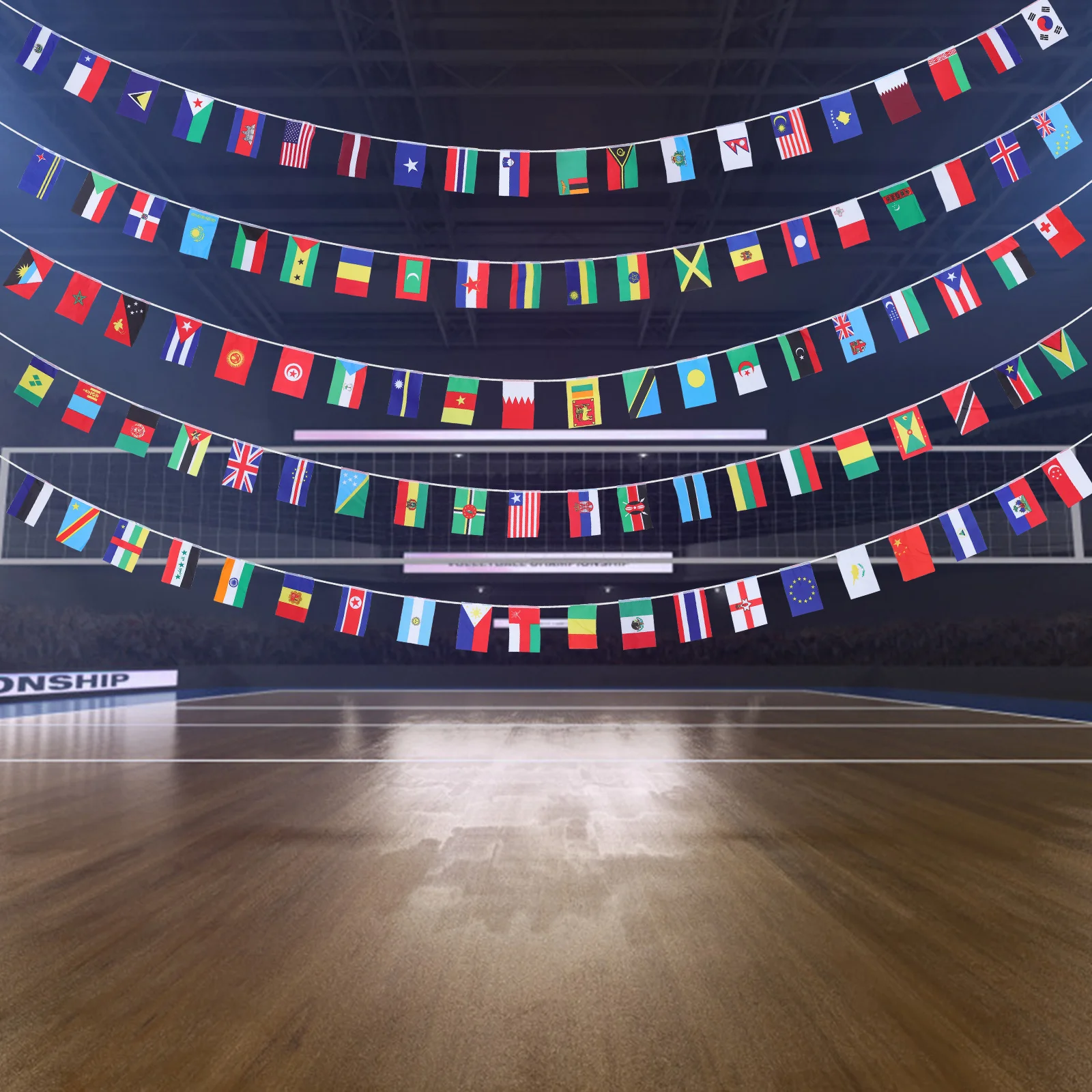 1Set Flag Banner Set 100 Countries Banner Pendant Strong Polyester Material Multipurpose Decorative Flags for Outdoor Indoor
1Set Flag Banner Set 100 Countries Banner Pendant Strong Polyester Material Multipurpose Decorative Flags for Outdoor Indoor