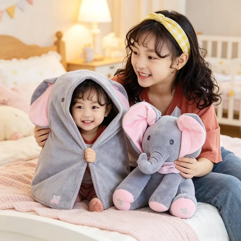 Interactive Singing Peekaboo Elephant Plush Toy Soft Musical Stuffed Animal Cute Shape No Shedding Home Decor Holiday Gift
Interactive Singing Peekaboo Elephant Plush Toy Soft Musical Stuffed Animal Cute Shape No Shedding Home Decor Holiday Gift