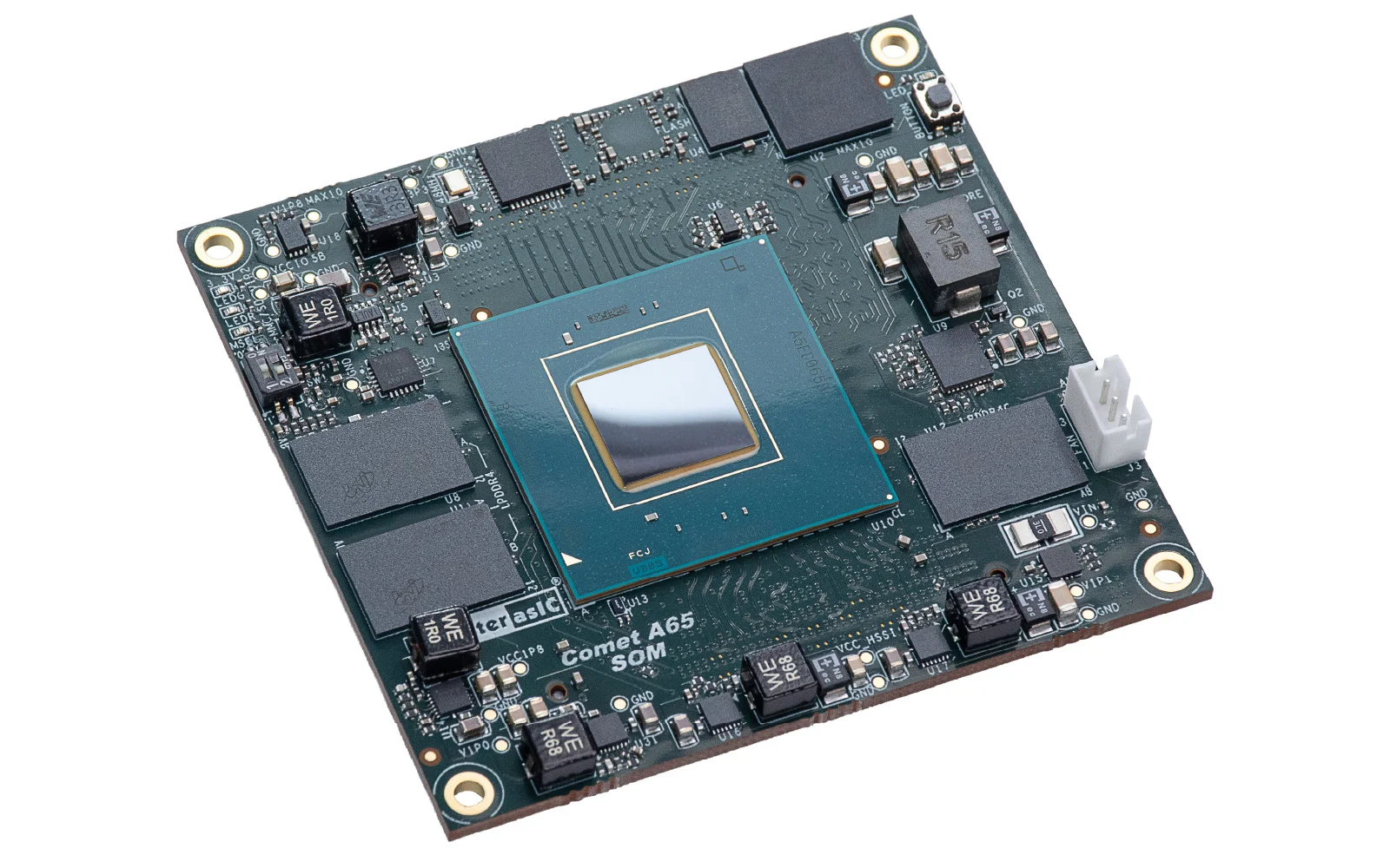 Terasic Comet A65 SOM: Agilex 5 SoC FPGA SOM с логическими элементами 656K, 12 ГБ LPDDR4 и HPS ARM Core
Terasic Comet A65 SOM: Agilex 5 SoC FPGA SOM с логическими элементами 656K, 12 ГБ LPDDR4 и HPS ARM Core