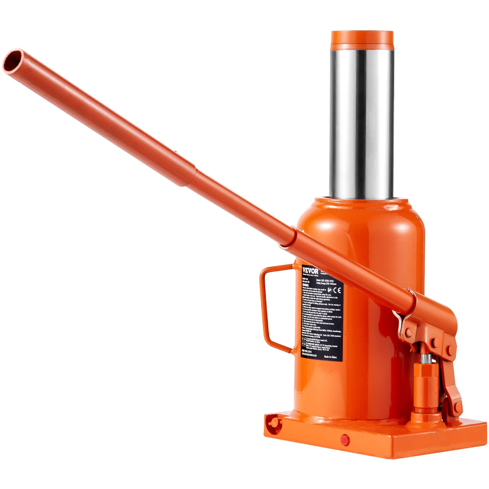 Hydraulic Bottle Jack 30 Ton Manual High Lift Automotive Car Repair Shop
Hydraulic Bottle Jack 30 Ton Manual High Lift Automotive Car Repair Shop
