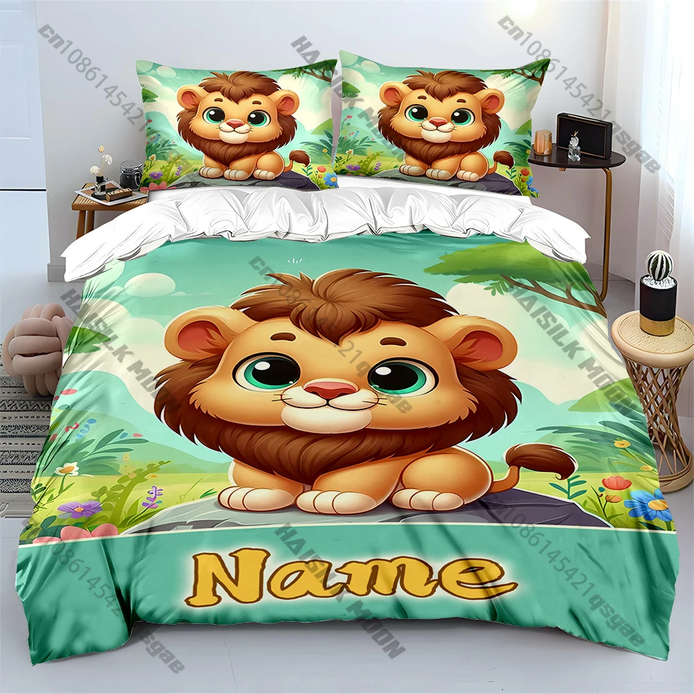 Cartoon Lion Print Bedding Set Duvet Cover 1 Duvet Cover 2 Pillowcases Adult and Kids Bedding Set Luxury
Cartoon Lion Print Bedding Set Duvet Cover 1 Duvet Cover 2 Pillowcases Adult and Kids Bedding Set Luxury