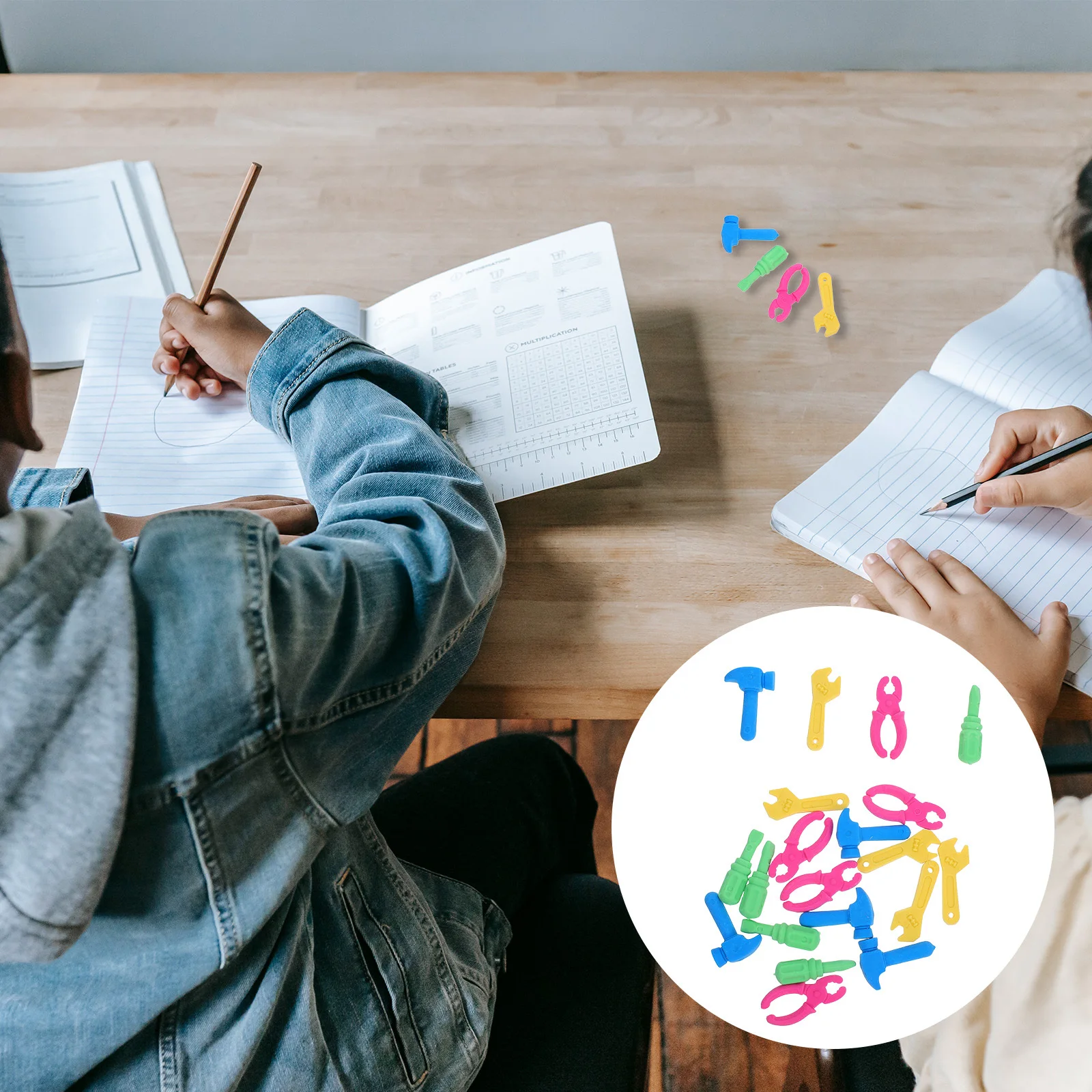 20Pcs Unique Tool Shaped Erasers Pliers Wrenches Drawing School Supplies for Kids Classroom Must Haves Little Erasers
20Pcs Unique Tool Shaped Erasers Pliers Wrenches Drawing School Supplies for Kids Classroom Must Haves Little Erasers