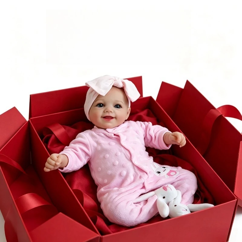 48cm Reborn Doll Girl Smiling Blue Eyes Baby High Quality Genesis Hand Painted Doll with Visible Veins Collectible Art Doll
48cm Reborn Doll Girl Smiling Blue Eyes Baby High Quality Genesis Hand Painted Doll with Visible Veins Collectible Art Doll