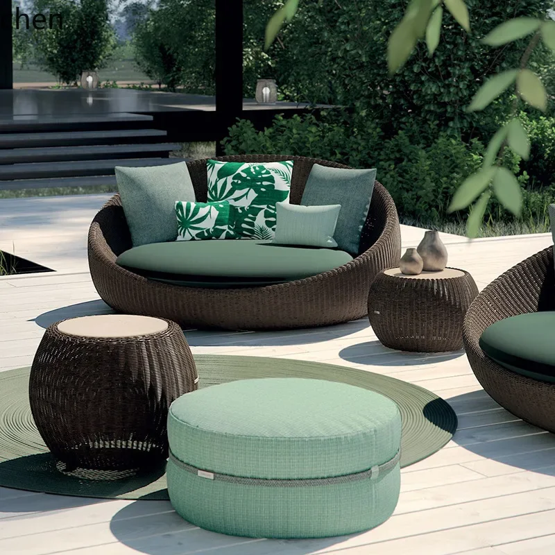 YFY Outdoor Rattan Sofa Courtyard Hotel Scenic Area Open-air Leisure Rattan Bed Combination
YFY Outdoor Rattan Sofa Courtyard Hotel Scenic Area Open-air Leisure Rattan Bed Combination