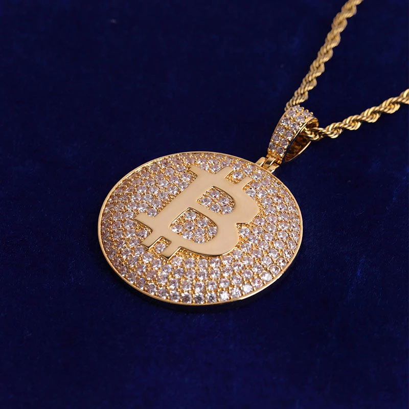 Позолоченное ожерелье из титановой стали с биткойнами и буквой B для мужчин, трансграничное кольцо в стиле хип-хоп, встроенное бриллиантом ex Nelace
Позолоченное ожерелье из титановой стали с биткойнами и буквой B для мужчин, трансграничное кольцо в стиле хип-хоп, встроенное бриллиантом ex Nelace
