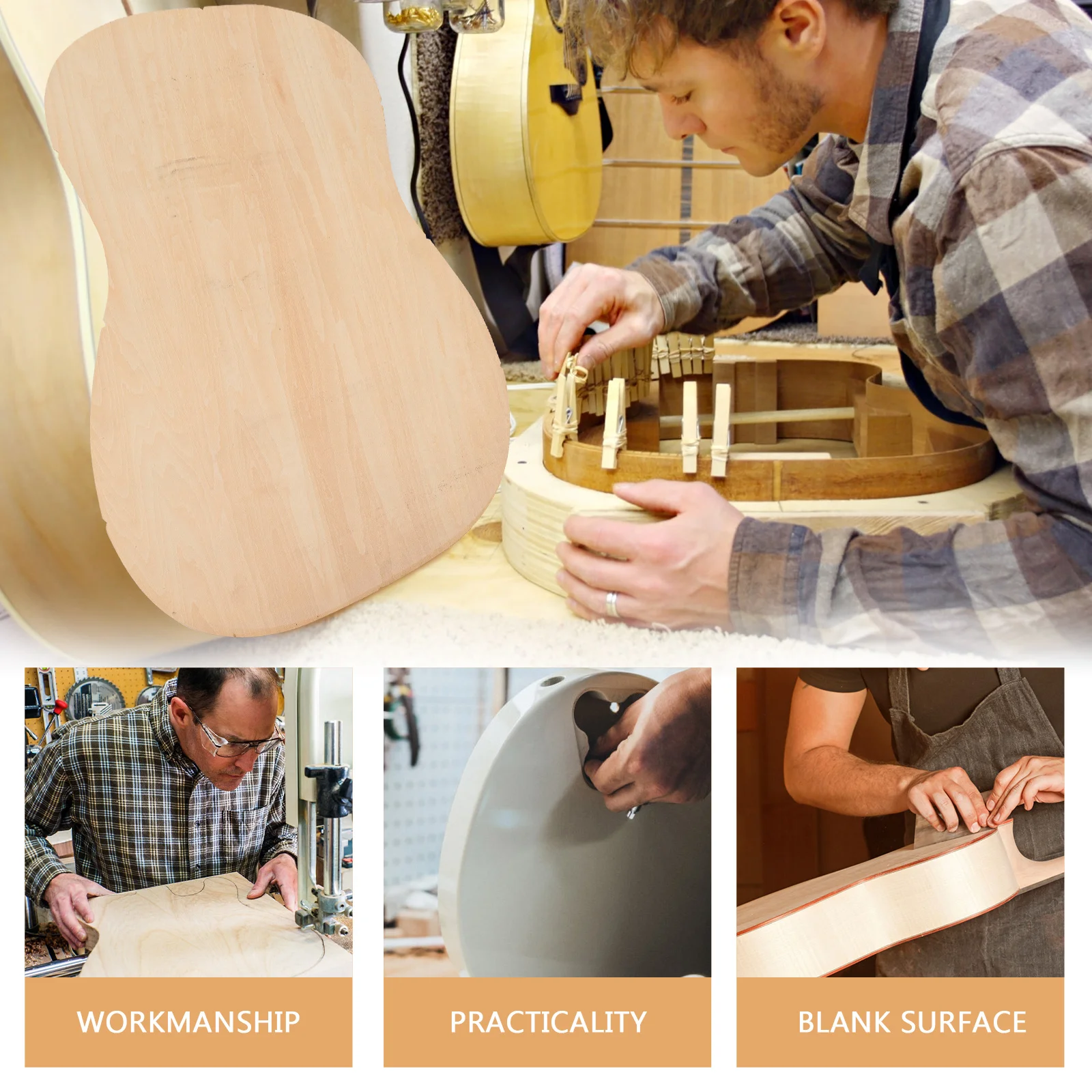 DIY Guitar Head Plates 38 Inch Linden Wood Panel Lightweight Replacement Parts for Guitars Wooden Accessories
DIY Guitar Head Plates 38 Inch Linden Wood Panel Lightweight Replacement Parts for Guitars Wooden Accessories