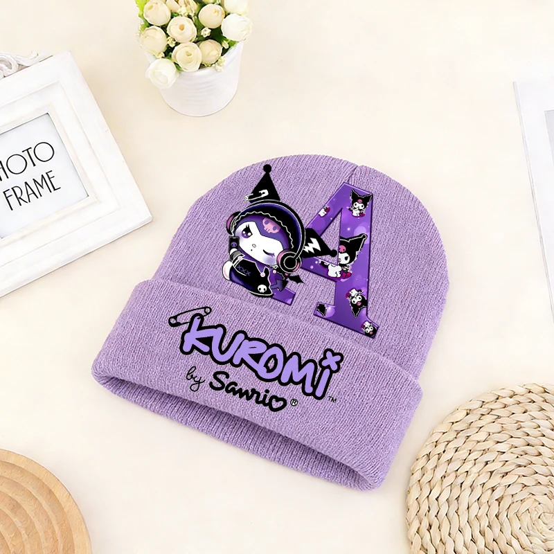 Sanrio Kuromi Children Knitted Hat Girl Kawaii Woolly Cap Winter Warm Outdoor Cycling Thermal Hat Casual Caps Purple Hats Gift
Sanrio Kuromi Children Knitted Hat Girl Kawaii Woolly Cap Winter Warm Outdoor Cycling Thermal Hat Casual Caps Purple Hats Gift