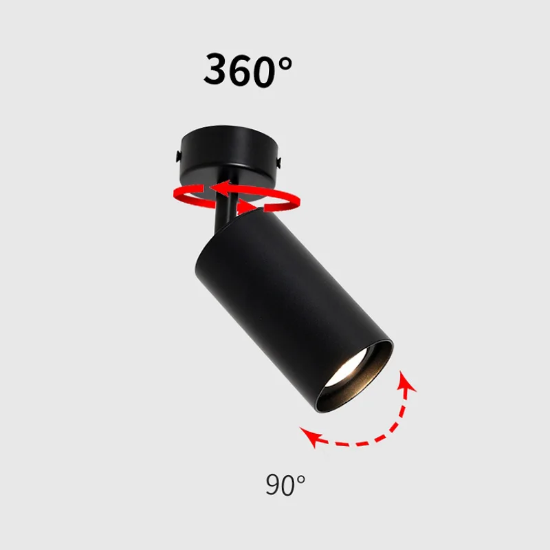 7W Led Ceiling Light Spotlight Angle Adjustable Showcase Lamp GU10 Base For Living Exhibition Room Shop Background Wall Lighting
7W Led Ceiling Light Spotlight Angle Adjustable Showcase Lamp GU10 Base For Living Exhibition Room Shop Background Wall Lighting
