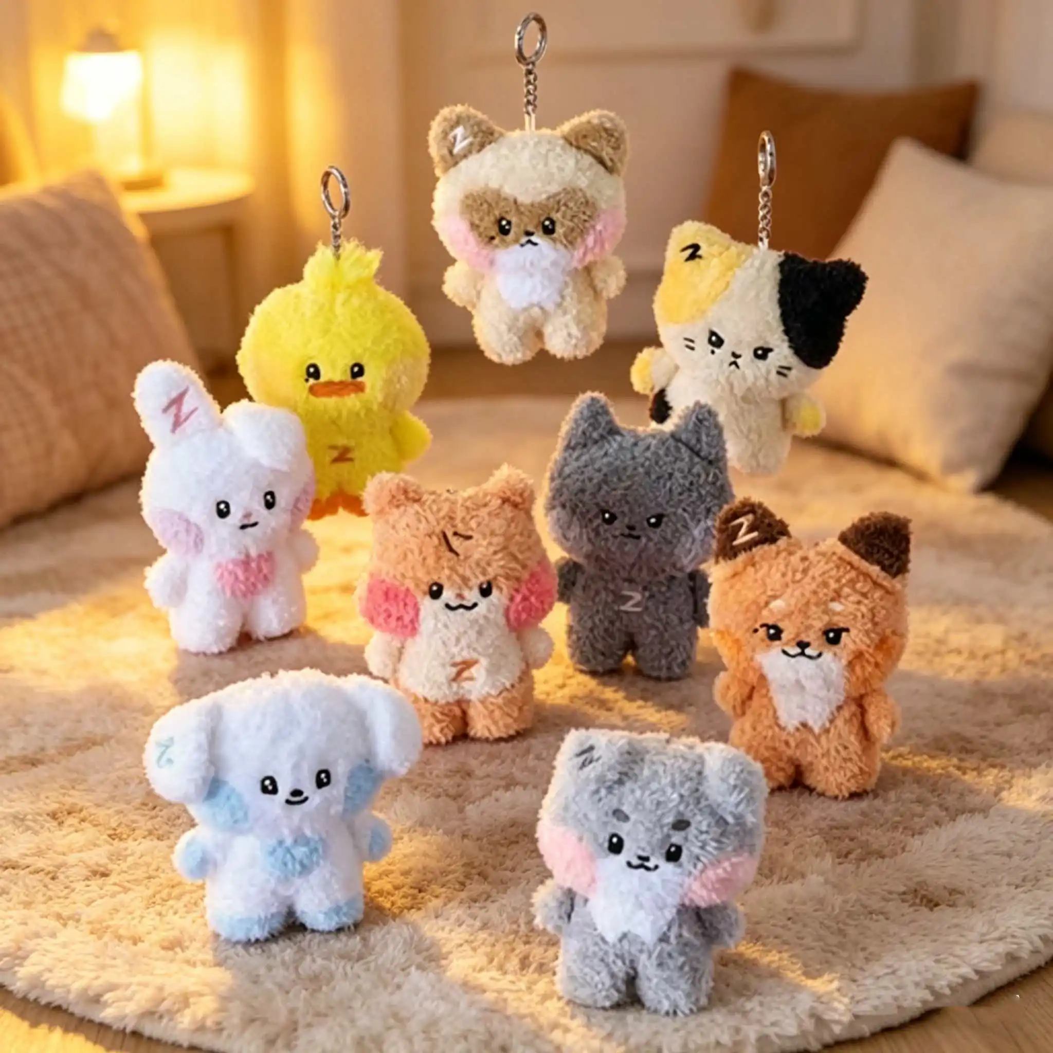 Kpop Doll Keychain 12CM Zeroni Cartoon Cute Plush Doll Pendant Bag Accessories Key Ring ZhangHao HanBin Ricky Fans Gift
Kpop Doll Keychain 12CM Zeroni Cartoon Cute Plush Doll Pendant Bag Accessories Key Ring ZhangHao HanBin Ricky Fans Gift