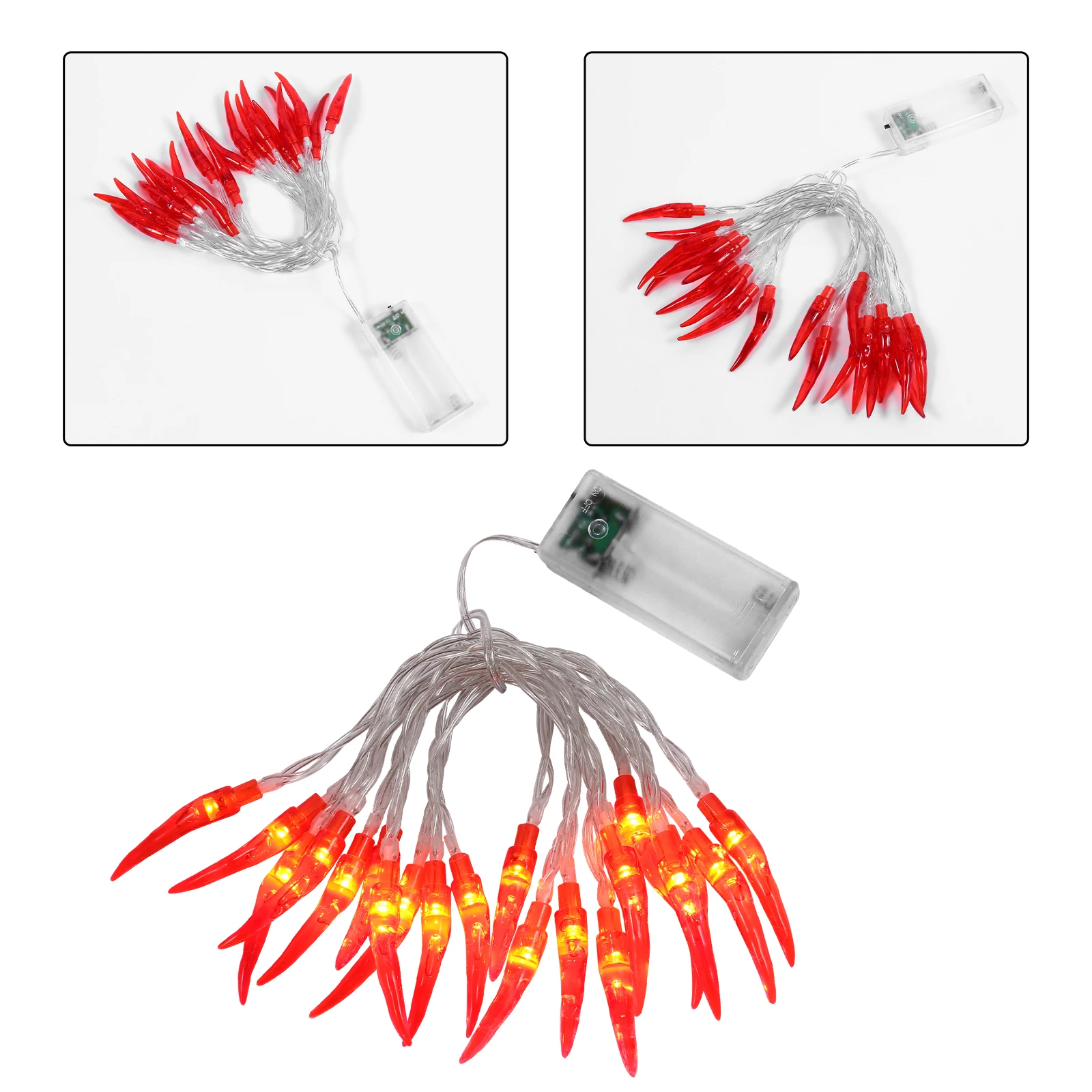 Plastic Chili LED Decorative Chili Lamp String Christmas Wedding Party Home Festival DIY Creative String Lamp Decoration
Plastic Chili LED Decorative Chili Lamp String Christmas Wedding Party Home Festival DIY Creative String Lamp Decoration