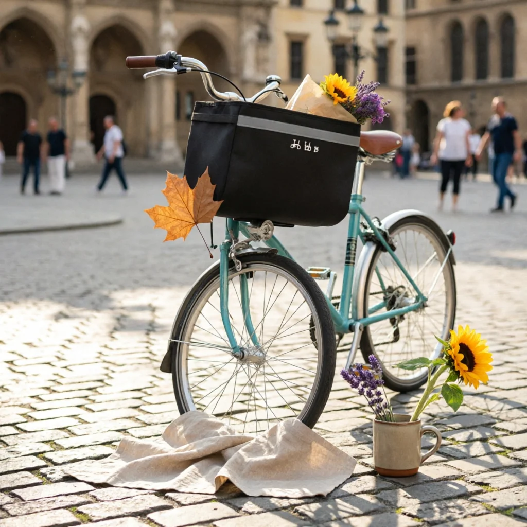 Folding Bike Handlebar Basket Large Capacity Front Bike Basket Bag Reflective Strip Lightweight for Commuting, Leisure Cycling
Folding Bike Handlebar Basket Large Capacity Front Bike Basket Bag Reflective Strip Lightweight for Commuting, Leisure Cycling