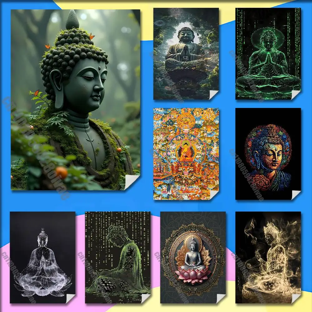 India Buddha Buddhism Poster Sticker For Bars 40x60cm Self-adhesive Ornament Collectibles Playbill Cover
India Buddha Buddhism Poster Sticker For Bars 40x60cm Self-adhesive Ornament Collectibles Playbill Cover