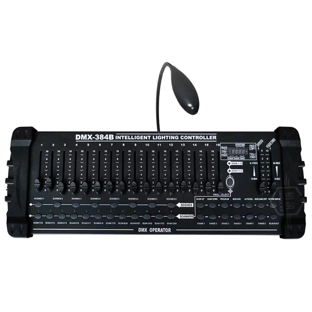 384 DMX512 контроллер, светодиодный контроллер, оборудование для сценического освещения, контроллер для дискотеки DMX DJ
384 DMX512 контроллер, светодиодный контроллер, оборудование для сценического освещения, контроллер для дискотеки DMX DJ